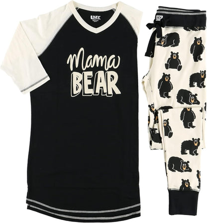 Matching Family Pajama Sets for Adults, Kids, and Baby Family Bear